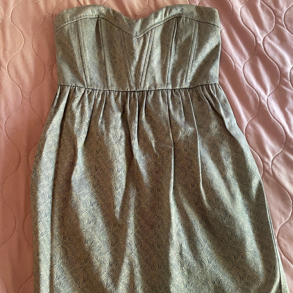 Minuet Petite Mini Strapless Dress